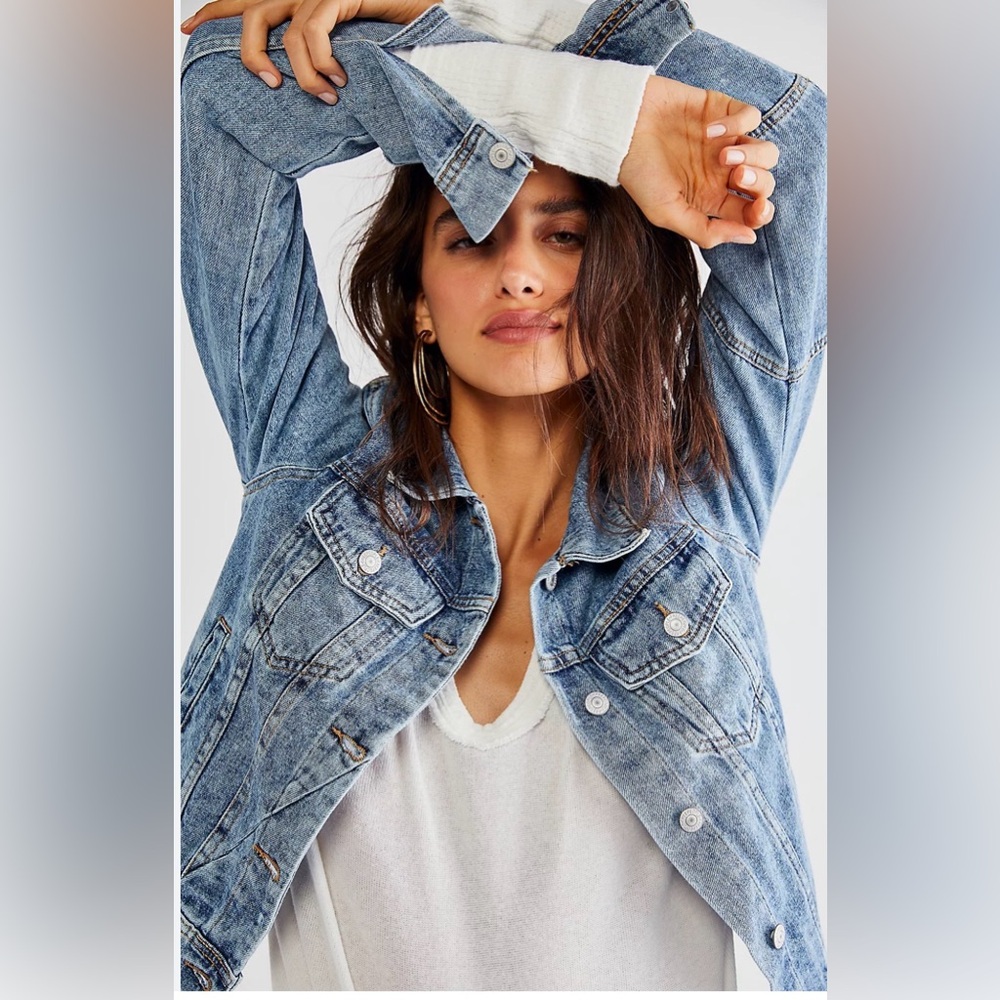 Free People Rumors Denim Jacket | We The Free Vintage Wash Utility Jean Jacket